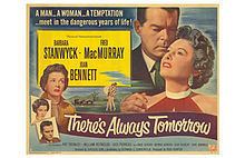 There's Always Tomorrow (1956 film) There39s Always Tomorrow 1956 film Wikipedia