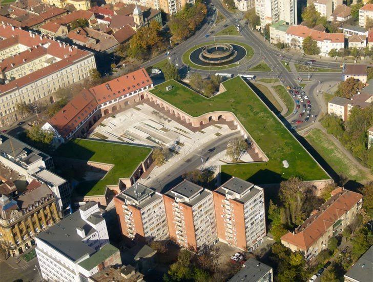 Theresia Bastion 18th Century Romanian Bastion Transformed Into GreenRoofed Public