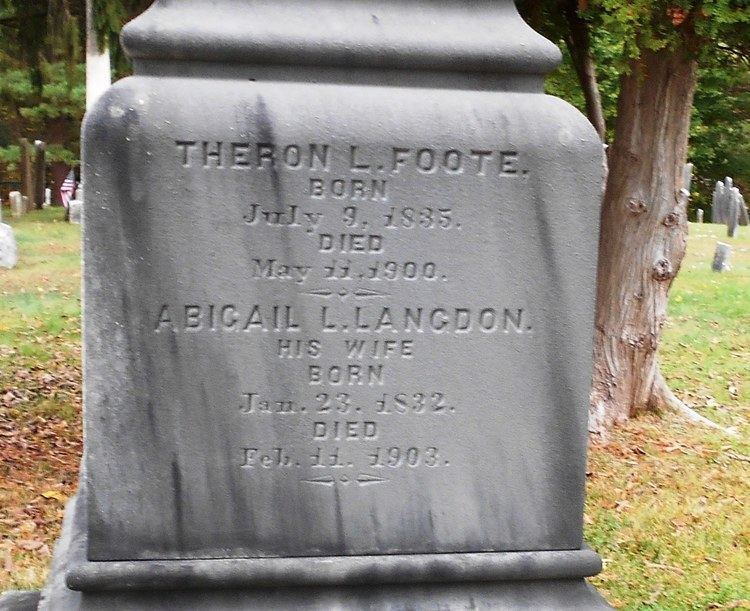 Theron Lyman Theron Lyman Foote 1835 1900 Find A Grave Memorial