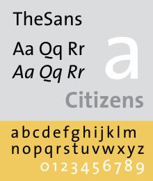 thesis typeface