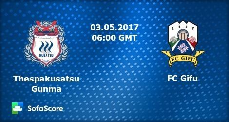 Thespakusatsu Gunma Thespakusatsu Gunma FC Gifu live score video stream and H2H results