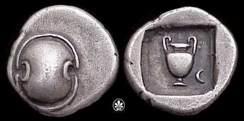 Thespiae Boeotia Thespiae Ancient Greek Coins WildWindscom