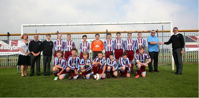 Thetford Town F.C. Simply Shutters Sponsor Thetford Town Under 15 Football Team