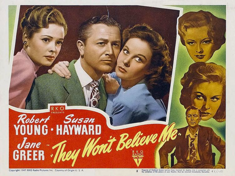 They Wont Believe Me 1947 Film Noir of the Week