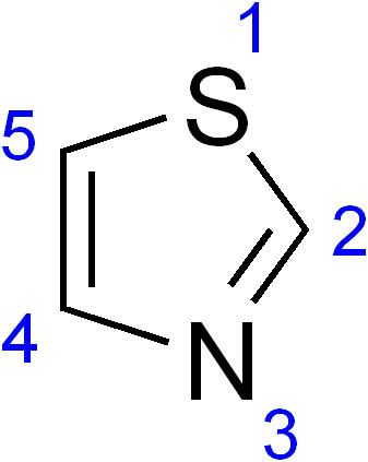 Thiazole FileThiazole numberingpng Wikimedia Commons