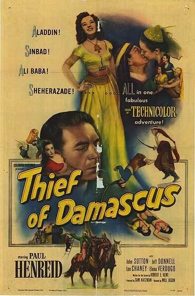 Thief of Damascus movie posters at movie poster warehouse