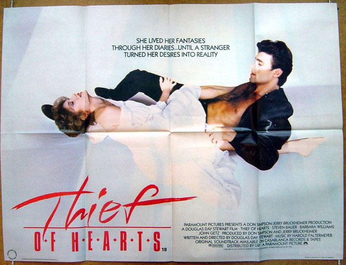 Thief Of Hearts Original Cinema Movie Poster From pastposterscom