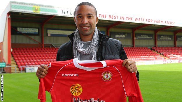 Thierry Audel BBC Sport Thierry Audel Crewe Alexandra sign
