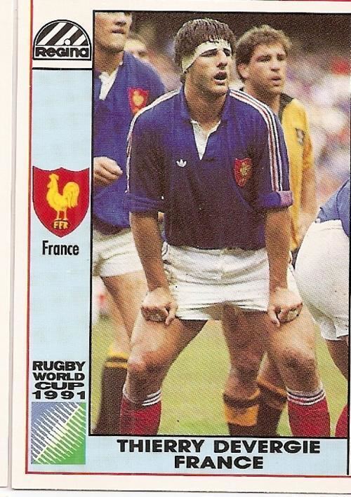 Thierry Devergie Rugby 1991 RUGBY WORLD CUPREGINA THIERRY DEVERGIE FRANCE