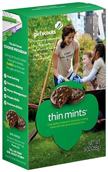 Thin Mints (Girl Scout Cookie) Amazoncom Girl Scout Thin Mints Cookies 9 OZ