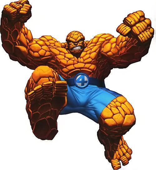 Thing (comics) Ben Grimm Ultimate Marvel Comics Thing Character Profile 1