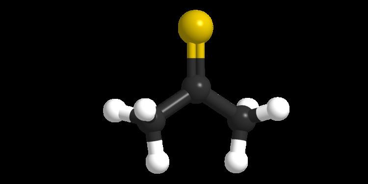 Thioacetone FileThioacetone 3D Ballspng Wikimedia Commons
