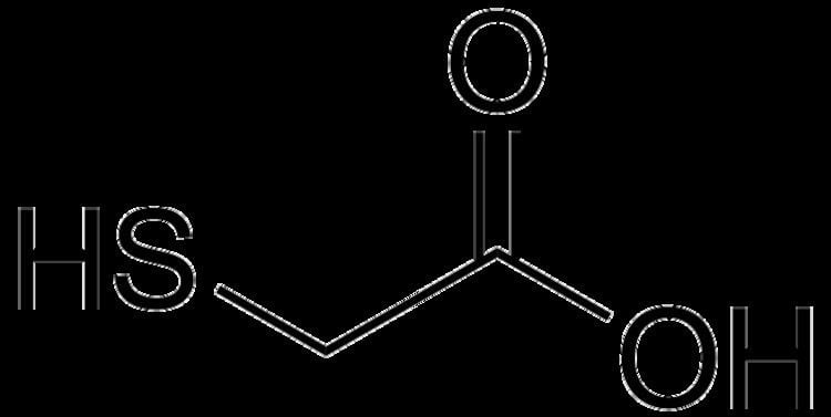 Thioglycolic acid httpsuploadwikimediaorgwikipediacommons33