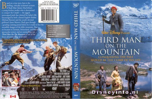 Third Man On The Mountain 786936245073 Disney DVD Database