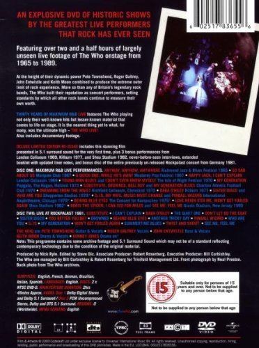 Thirty Years of Maximum R&B Live Amazoncom The Who 30 Years Of Maximum RampB Live The Who Movies amp TV