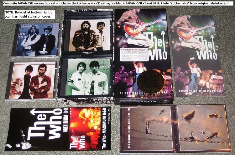 Thirty Years of Maximum R&B Live 30 years of maximum rampb 4cd by The Who CD box with tokyomusic Ref