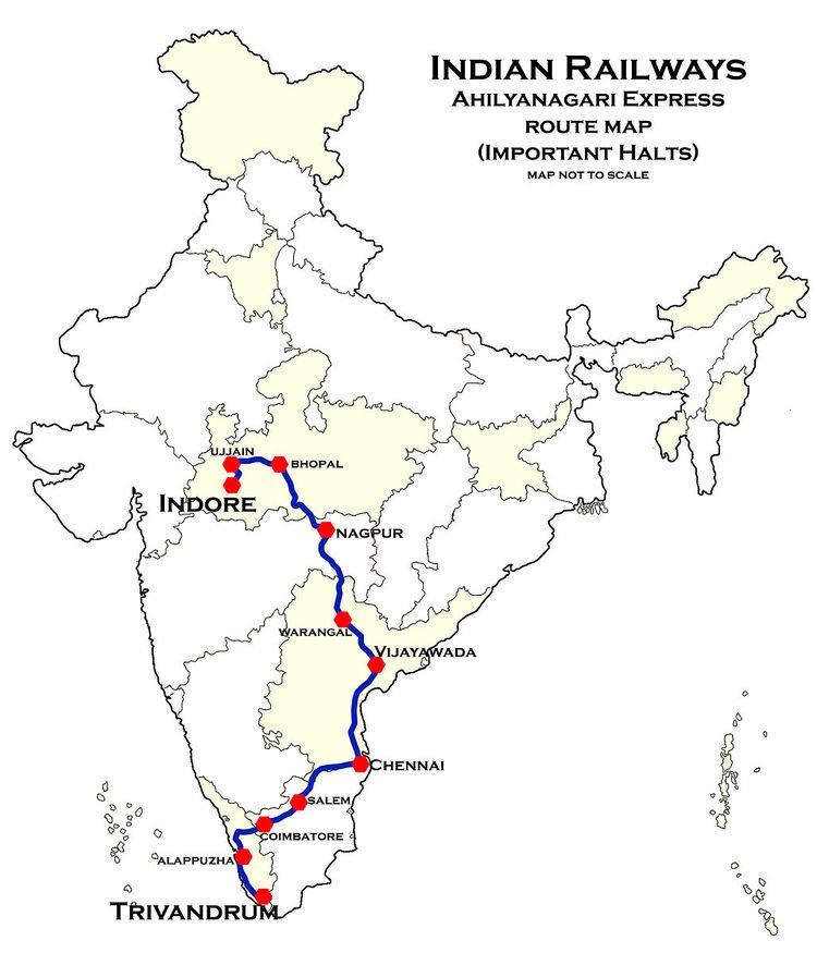 Thiruvananthapuram–Indore Express