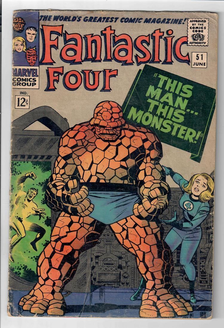 This Man... This Monster! FANTASTIC FOUR Vol 1 51 Grade 40 This ManThis MONSTER