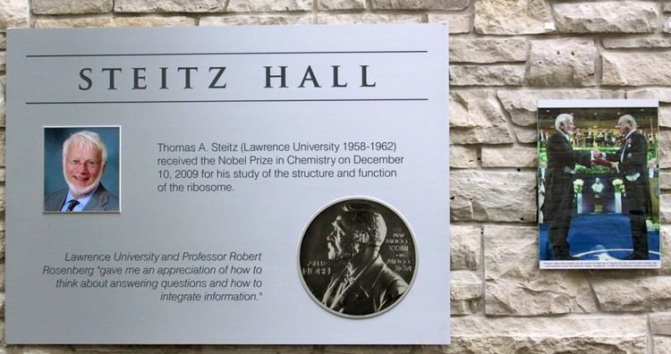 Thomas A. Steitz Science Hall is now Thomas A Steitz Hall of Science Lawrence
