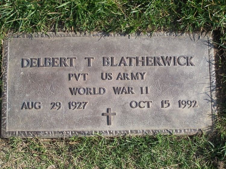 Thomas Blatherwick Delbert Thomas Blatherwick 1927 1992 Find A Grave Memorial