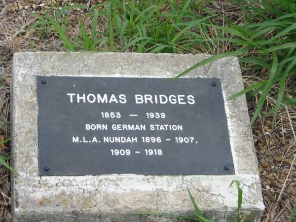 Thomas Bridges (Australian politician)