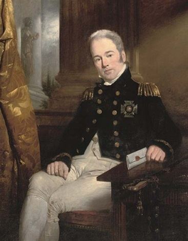 Thomas Byam Martin Portrait of RearAdmiral Sir Thomas Byam Martin in naval uniform and