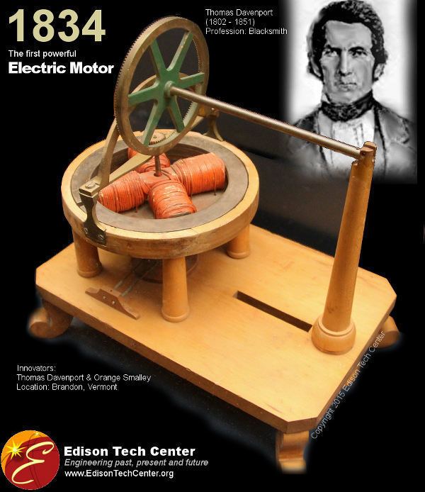 Thomas Davenport (inventor) Thomas Davenport Electrical Pioneer