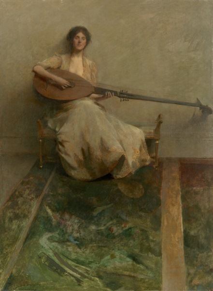 Thomas Dewing Paintings by Thomas Wilmer Dewing