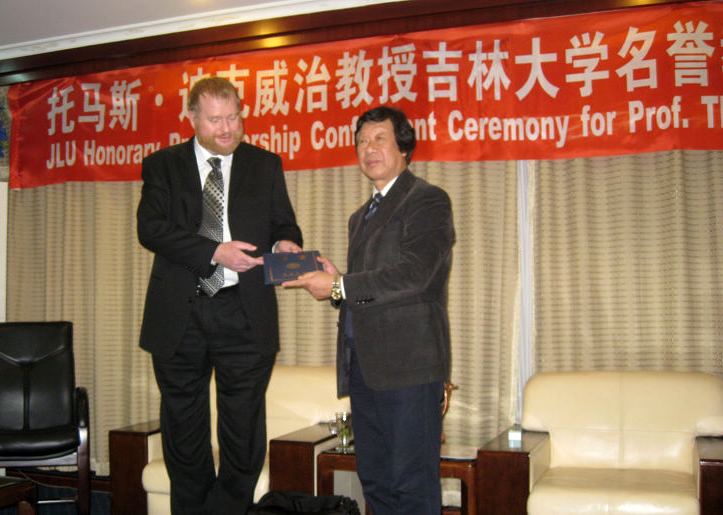 Thomas Diekwisch Prof Thomas GH Diekwisch Awarded JLU Honorary Professor Dr