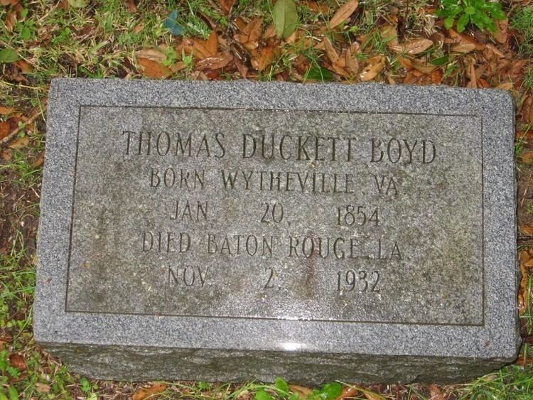 Thomas Duckett Boyd Col Thomas Duckett Boyd Sr 1854 1932 Find A Grave Memorial