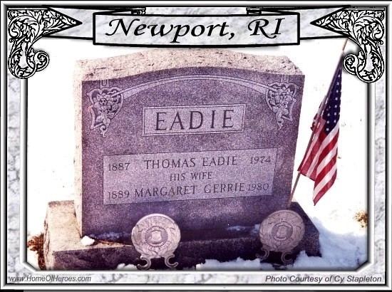 Thomas Eadie Photo of Grave site of MOH Recipient Thomas Eadie