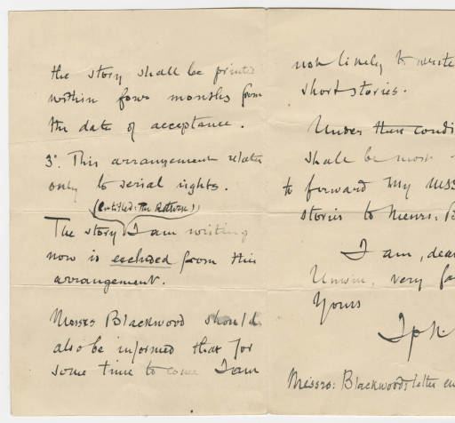 Thomas Fisher Unwin Three letters from Joseph Conrad to Thomas Fisher Unwin Joseph