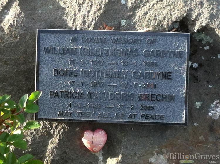 Thomas Gardyne Grave Site of William Bill Thomas Gardyne 19171998 BillionGraves