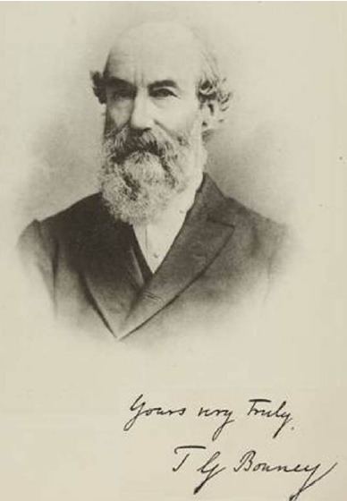 Thomas George Bonney Thomas George Bonney as shown in the 1901 celebration in the