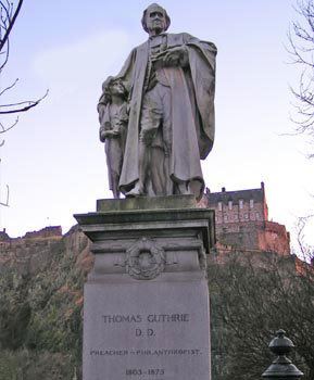 Thomas Guthrie EdinburghRoyal Mile Princes Street Gardens THOMAS GUTHRIE