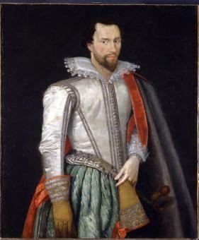 Thomas Holte Oil Painting Sir Thomas Holte 15711654 1st Baronet of Aston