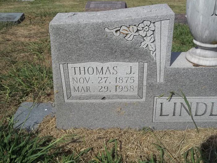 Thomas Jefferson Lindley Thomas Jefferson Lindley 1876 1958 Find A Grave Memorial