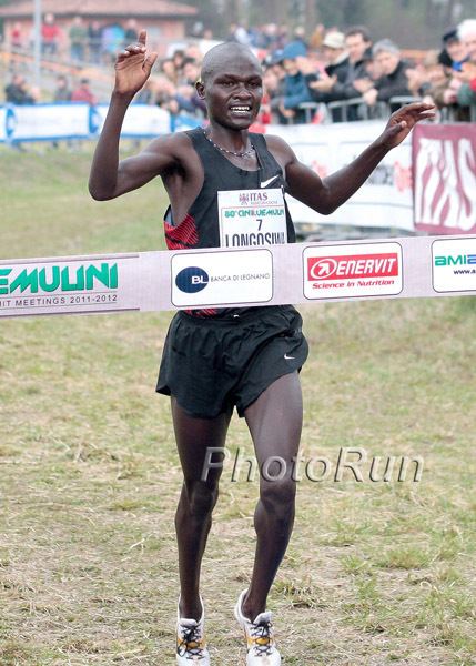 Thomas Longosiwa Kenyan sweep at Cinque Mulini Kenyan sweep at Cinque