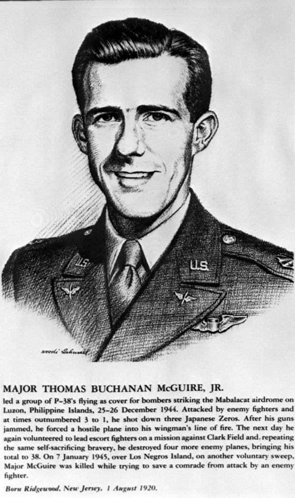 Thomas McGuire Florida Memory Thomas Buchanan McGuire Jr Major
