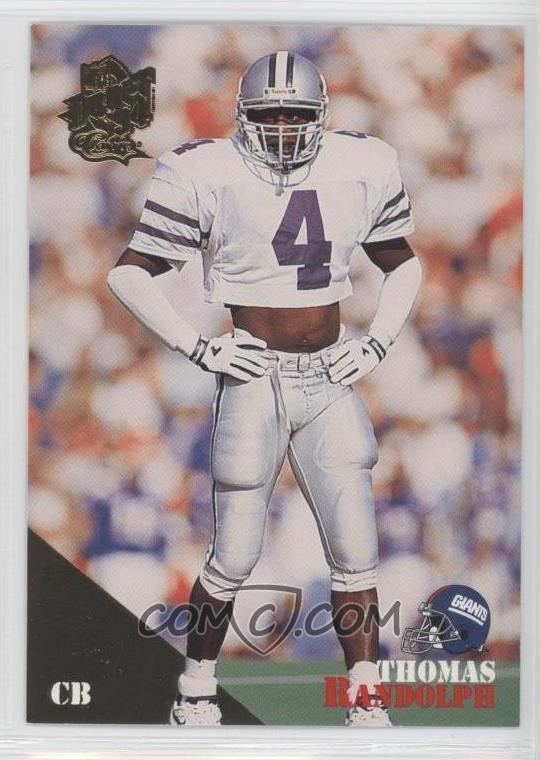 Thomas Randolph (American football) 1994 Classic NFL Draft Base Gold 69 Thomas Randolph COMC