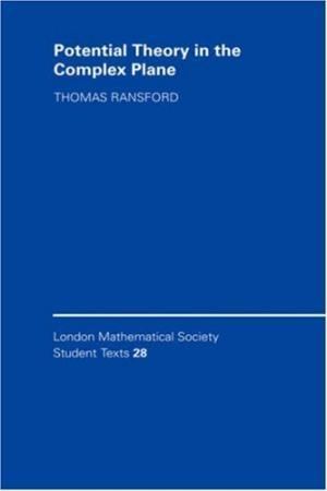 Thomas Ransford Potential Theory Complex Plane by Thomas Ransford AbeBooks