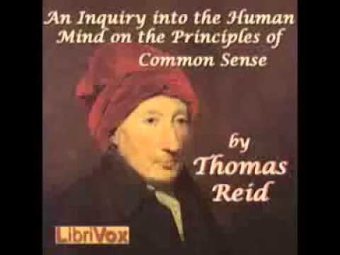 Thomas Reid An Inquiry into the Human Mind on the Principles of Common