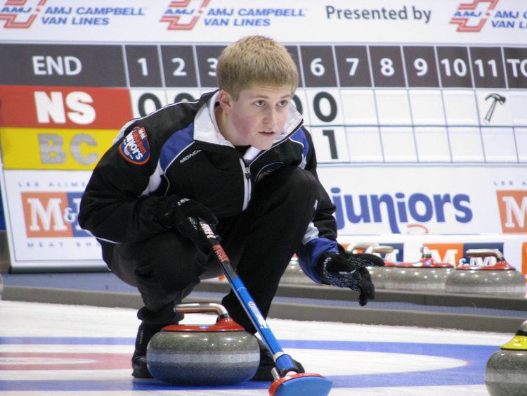 Thomas Scoffin Junior Athlete of the Week Thomas Scoffin Curling Canada