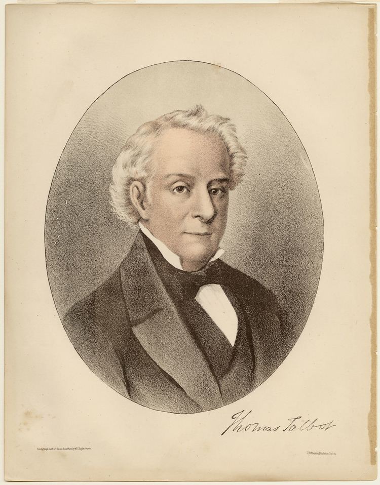 Thomas Talbot (Upper Canada) Biography TALBOT THOMAS Volume VIII 18511860 Dictionary of