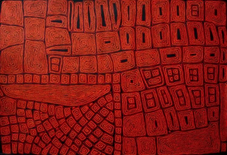Thomas Tjapaltjarri Landmarks and Law Grounds Aboriginal Artists