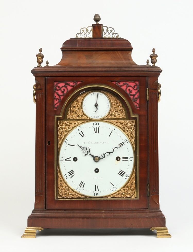 Thomas Wagstaffe A George III bracket clock by Thomas Wagstaffe of London With