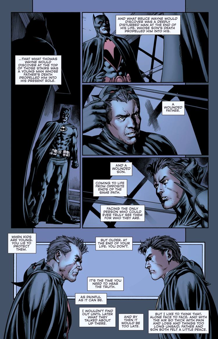 Thomas Wayne Batman Meets His Father Who39s Also Batman Comicnewbies