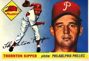 Thornton Kipper 62 Thornton Kipper Philadelphia Phillies 1955 Topps Baseball