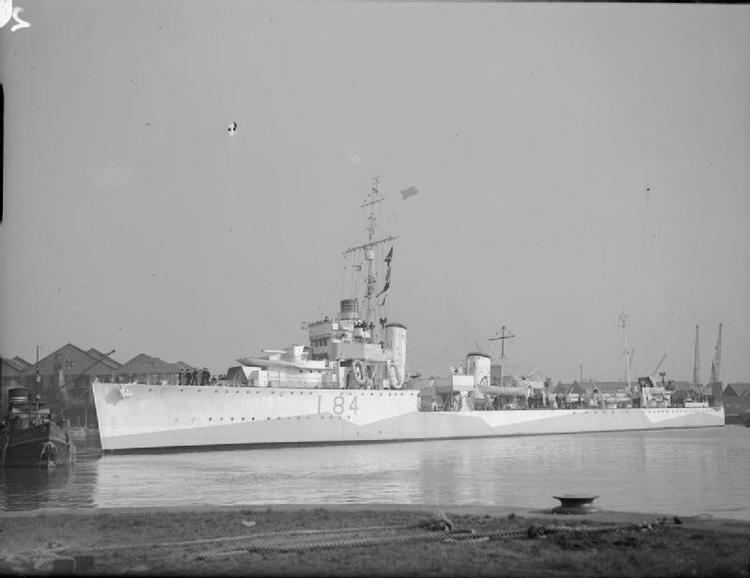 Thornycroft type destroyer leader