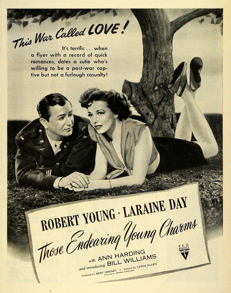 1945 Ad Film Those Endearing Young Charms RKO Radio Ann Harding Bill
